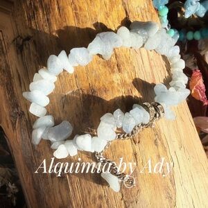 Alquimia Blue aquamarine Stone Bracelet